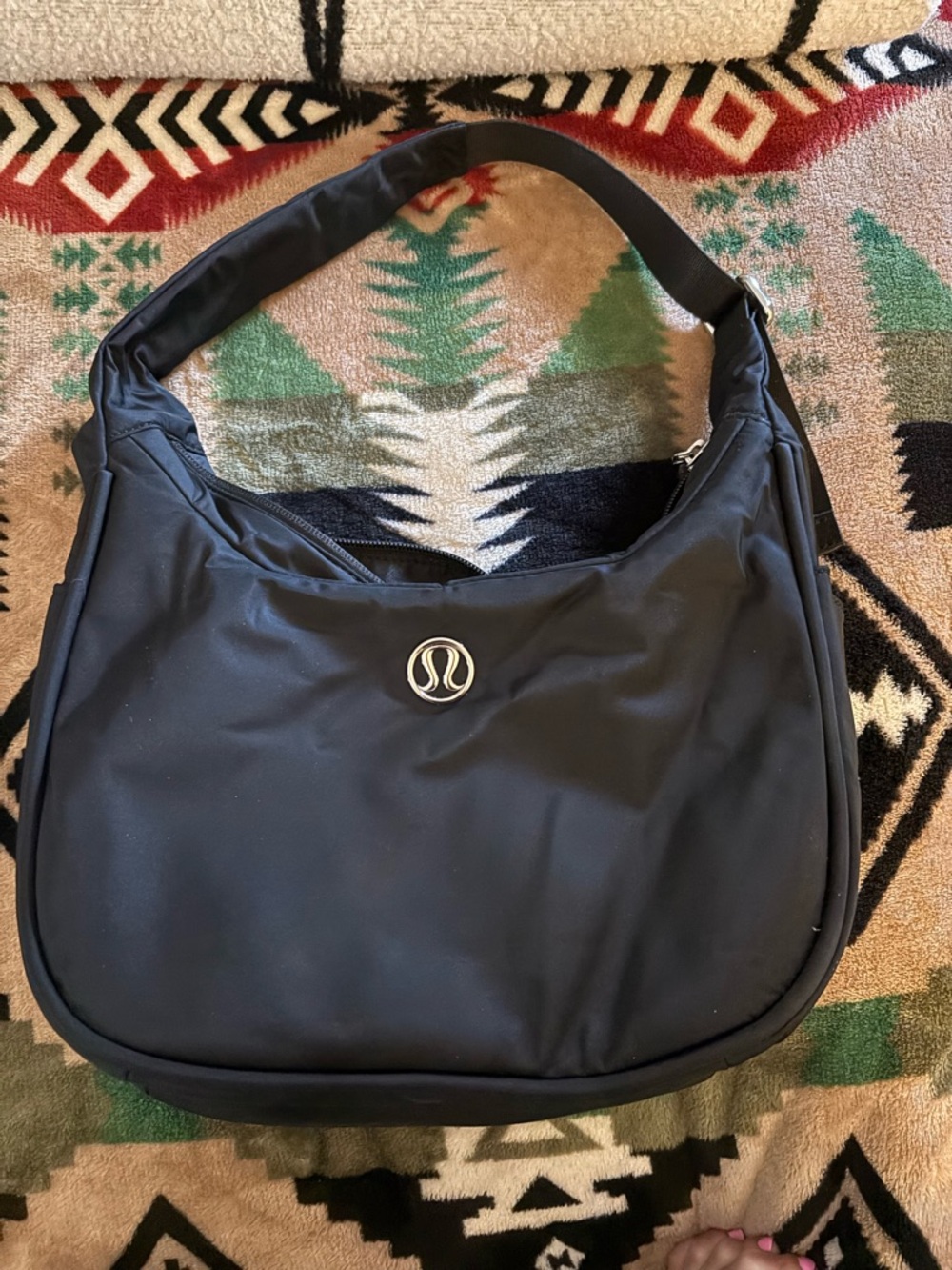 lululemon athletica Black Shoulder Hobo Bag